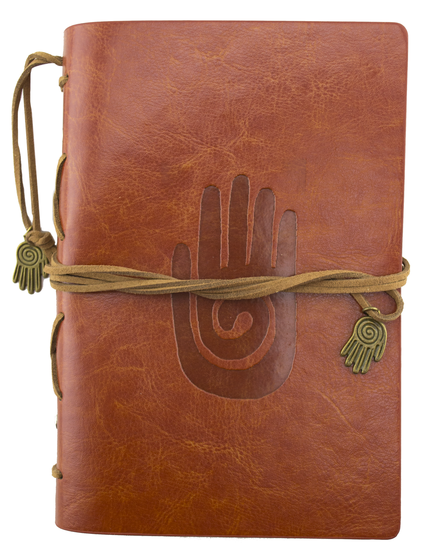 Leather Journal - Hamsa - Brown - Original Source