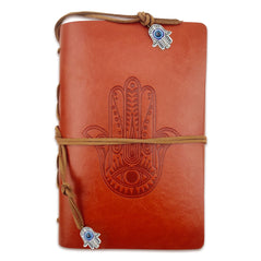 Hamsa Evil Eye Journal –Brown