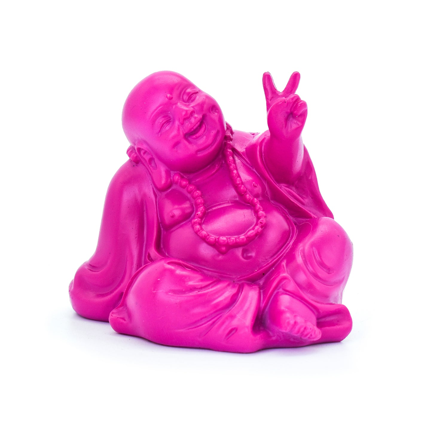 Peace Buddha – Pink Resin - Original Source