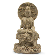 Sandstone Sitting Kwan Yin - Original Source