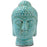 Blue Crackle-Finish Buddha Head - Original Source
