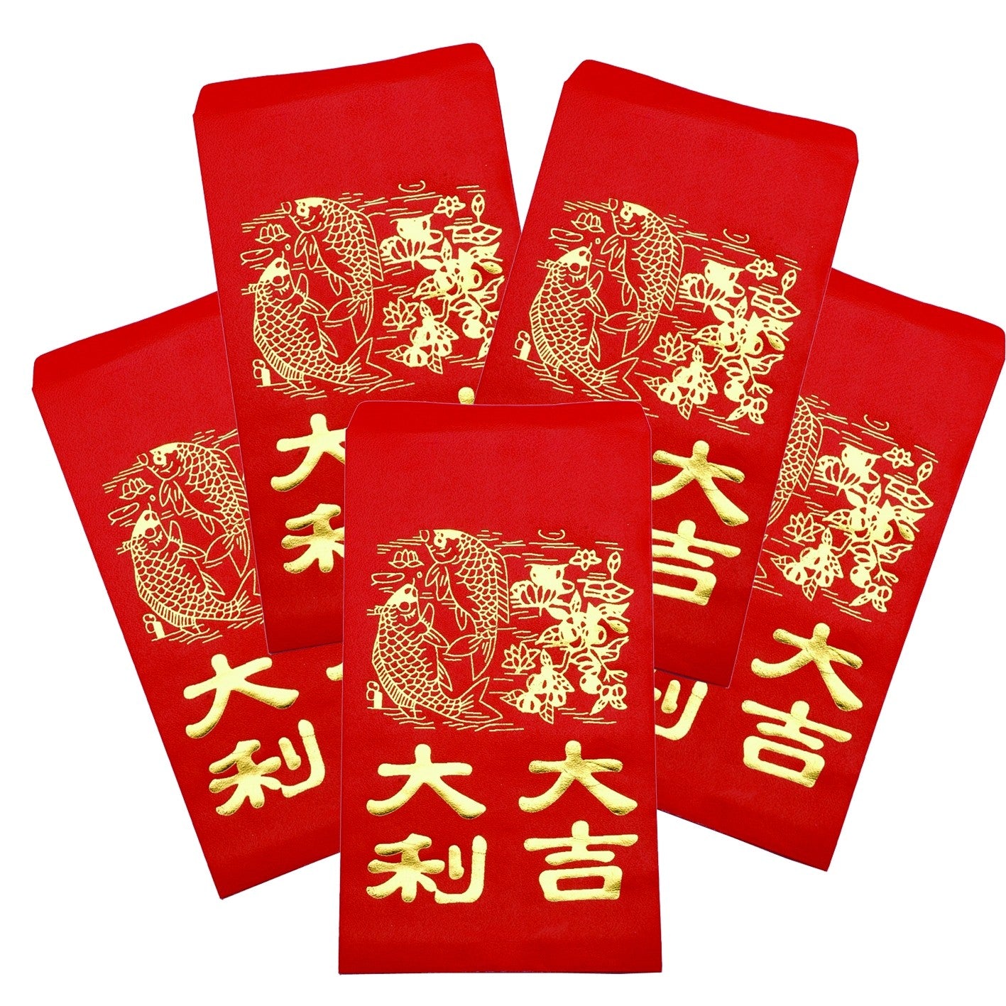 Lucky Money Red Envelopes - Large - 40 pack - Original Source